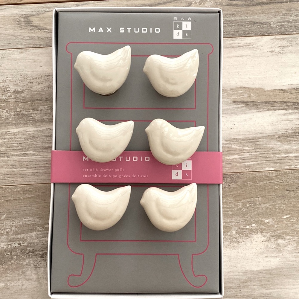 Birdie Set of 6 Drawer pulls